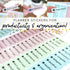 Planner Stickers - Set of Over 1,000 Colorful Stickers, 20 Sheets for Busy Bee Planners