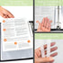 Heavy Duty Recipe Protectors, 30 Pack, Holds Standard 8.5" x 11" Paper, Reinforced Holes