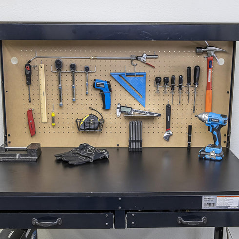 53108 100 Piece Metal Pegboard Hooks and Accessories Set, Organizer for Garage, Crafts, Utility Hooks