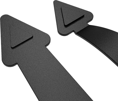 ZEKOO Garage Door Magnetic Decorative Hardware Kit, Set of 6 Faux Hinges and Handle for Garage Door Decoration.