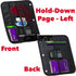 Case-it The Dual 2-in-1 Zipper Binder - Two 1.5 Inch D-Rings, Pencil Pouch, Multiple Pockets, Midnight Blue