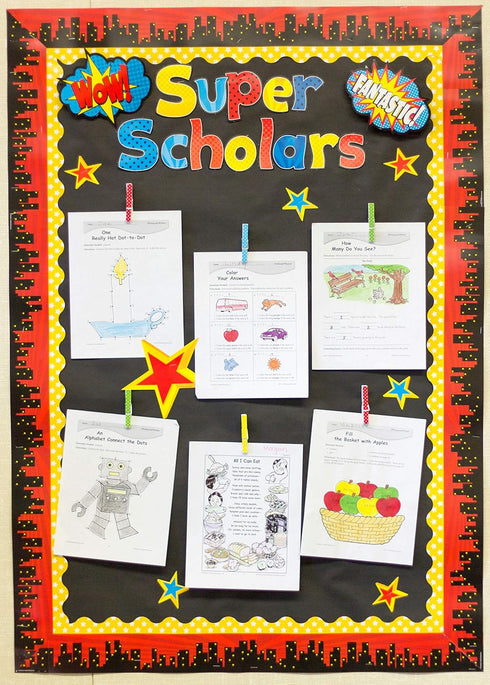 Teacher Created Resources Superhero Funtastic 4" Letters Combo Pack (TCR5845)