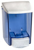 S30TBL 30 oz. San Jamar Classic Bulk Liquid/Lotion Soap & Hand Sanitizer Dispenser, Capacity, Arctic Blue