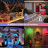 33ft 100LED Jnaurb RGB Color Changing Rope Lights Outdoor, Smart String Lights with Remote & APP Control, Waterproof