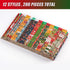 Kolewo4ever 200 Pieces Christmas Pencils Wood Pencils with Eraser Tops, 12 Styles