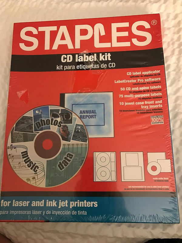 STAPLES CD Label Kit
