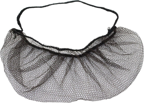 100 Disposable Nylon Honeycomb Royal Beard Protector Nets, Latex Free (Brown)
