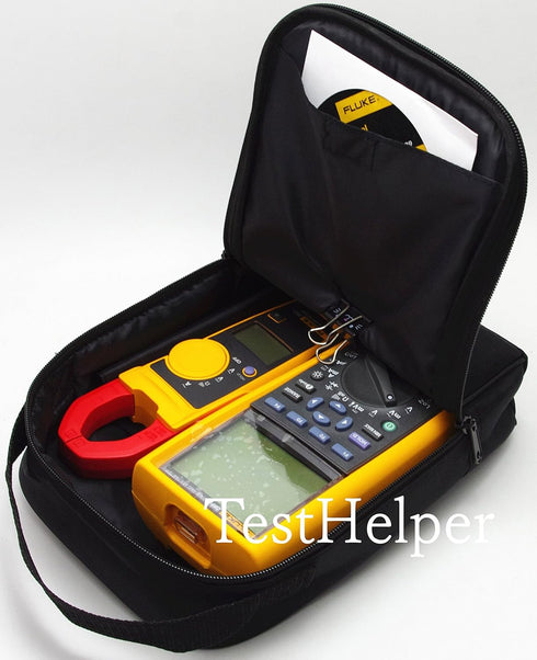 KCH20 Big Size Soft Carrying Case for Handheld Multimeter, Phase Indicator, Thermometer, Clamp Meter, Combo Kit