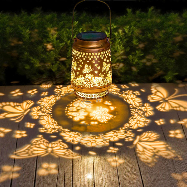 YAKii Butterfly Solar Lanterns Outdoor Waterproof Garden Decor Birthday Gifts for Women