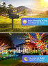 2 Pack 80FT 200 8 Minetom Solar String Lights Outdoor, Total LED String Lights Solar Powered with Lighting Modes