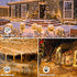 132FT(66*2) Lakumu Rechargeable Fairy Lights Battery Operated, Twinkle Lights with Remote &Timer, Warm White LED String
