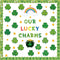 St. Patrick Shamrock Bulletin Board, 121P Classroom Decor with Clover Gold Rainbow Stockpot Cutouts for Home