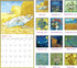 Wall Calendar 2025-2026, 18-Month Monthly Calendar from Jul. 2025 - Dec. 2026, 12" x 24" (Art Paintings)