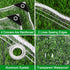 Niuyhe 6X8ft, Grommets 14Mil Clear Vinyl Tarp Clear Tarps Heavy Duty Waterproof Tarp Cover with and Reinforced Edge