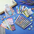 Jetec 150 Bible Verses Gift Set, 30 Christian Bookmarks, Pens, Notebooks, Keychains