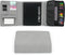 Folio Cover Compatible with Rocketbook Spiral Notebook, Large Capacity Removable Zipper Storage Pouch, Gray, Letter Size