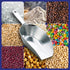 HIC Kitchen Flat Bottom Food Utility Scoop, 10.5-Inches, Commercial-Grade Anodized Cast Aluminum