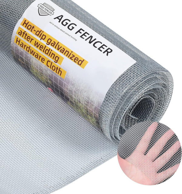 48in x 10ft Hardware Cloth 1/8 inch 27Ga Hot Dipped Galvanized After