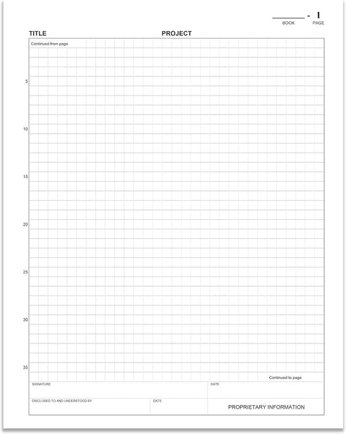 BookFactory Lab Notebook, 168 Pages, 8 7/8" x 11 1/4", Blue Cover, Section Sewn Hardbound