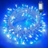 oopswow 100 LED Christmas Lights,33ft 8 Modes Extendable String Lights Outdoor Waterproof,Twinkle Fairy