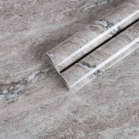 Marble Countertop Contact Paper, 17.7x100 Inch Peel and Stick Wallpaper for Kitchen Waterproof Removable Stick Paper