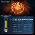 5in T10 Bulbs 6W T30 E26 4000K 60W DIMMABLE, 660 6 Packs BlueStars Tubular LED Light Medium Base, Natural Daylight