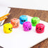 Mr. Pen Smiley 6 Pack - Kids Pencil Sharpener for Colored Pencils, Manual
