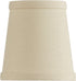 Upgradelights Beige Linen 4 Inch Mini Clip On Chandelier Lamp Shade 2.5x4x4