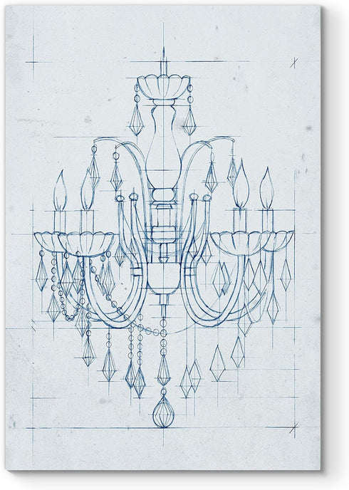 Renditions Gallery Chandelier Draft Collection-Chandelier Draft I-16x20