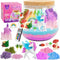 CXXDE Light-Up Unicorn Terrarium Gifts, DIY Night Light Kit with Remote Control and