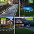 12 Pack Mini Solar Ground Lights, Solar Powered Pathway Lights, Waterproof Outdoor Light for Garden, Driveway, Walkway