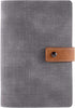 CAGIE A5 Refillable Faux Leather Traveler Notebook Binder, 6 Ring Personal Organizer for Men Women