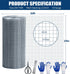 1/2 Inch 24 50 19 Fence(1/2 inch 24'' 50') Hardware Cloth in x ft Gauge, Hot Dip Galvanized Wire Mesh Rolls Welded