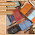 Panitay 20 Pcs Employee Appreciation Gifts, Leather Journal with Pens, 10 Travel Journals with Pockets for Office