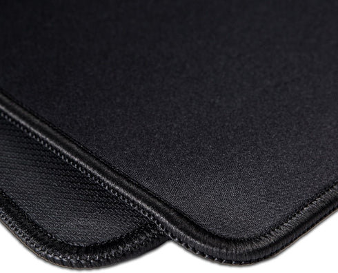 Extended 3XL Gaming Mouse Pad, 48" x 24", Anti-Fray Stitched Edges, Black