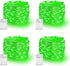 Dazzle Bright Fairy Lights Battery Operated, 4 Pack Total 80FT 240LED Silver