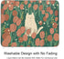 Cute Cat Square Mouse Pad, Aesthetic Anime Cat Mouse Pads for Wireless Mouse, 10"X8" with Non-Slip Rubber Base