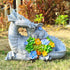 RCTTICUU 6 Solar Dragon Garden Statues Outdoor Decor, Resin Dragon Figurine with Succulent and LED Lights Lawn Patio
