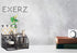 Exerz Desk Organizer Black Office Supplies, Desktop Pencil Pen Holder with Drawer for Home Workspace Storage