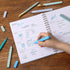 Mr. Pen Aesthetic Highlighters and Pens, 12 Pack, Forest Green Color Bible Highlighters, No Bleed Highlighter Pens for