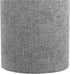 Aspen Creative 31191A 5" 5" 5" Small Clip-On Drum Lamp Shade in Grey, Top x Bottom x Slant Height, for Chandeliers