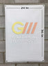 24x36in Please Use Provided Hand Sanitizer - Vinyl Banner - (Brown)