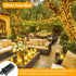 2Pack 66Ft 200LED 8 Each Christmas Fairy Lights Plug in with Remote, Waterproof Twinkle Lights Outdoor Indoor, String