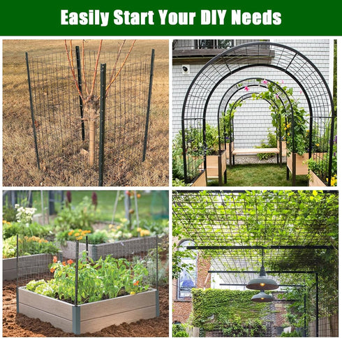 Elementool 16 2x3 inch 24 50 Gauge Hardware Cloth x ft Chicken Wire Fence Galvanized Steel Mesh Rolled Fencing
