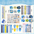 Ulema 216Pcs Hanukkah Pencils Party Favors Supplies Hanukkah Gift wood Pencils Bulk Chanukah Themed Goodie Bag Stuffers