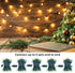 100 26.9 Christmas LED Lights Warm White String Lights for Indoor and Outdoor Decorative Use, Holiday and Tree Decor