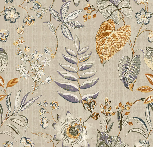 Vintage Floral Peel and Stick Wallpaper, 17.71in X 118.1in Self Adhesive Waterproof Decorative Vinyl for Bedroom