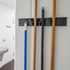 4073100 3 1 Carlisle FoodService Products Roll 'N Grip Mop, Broom and Tool Holder / Storage System, Positions + Hook