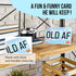 Gifting Giggles Big 3D Funny Old Man Joke Birthday Card, 9 x 6 inches, Multicolor
