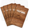 Elan Publishing Company Field Notebook, 3.5"x5.5", Wood Pattern, Graph Memo Book, Pack of 5 for Writing